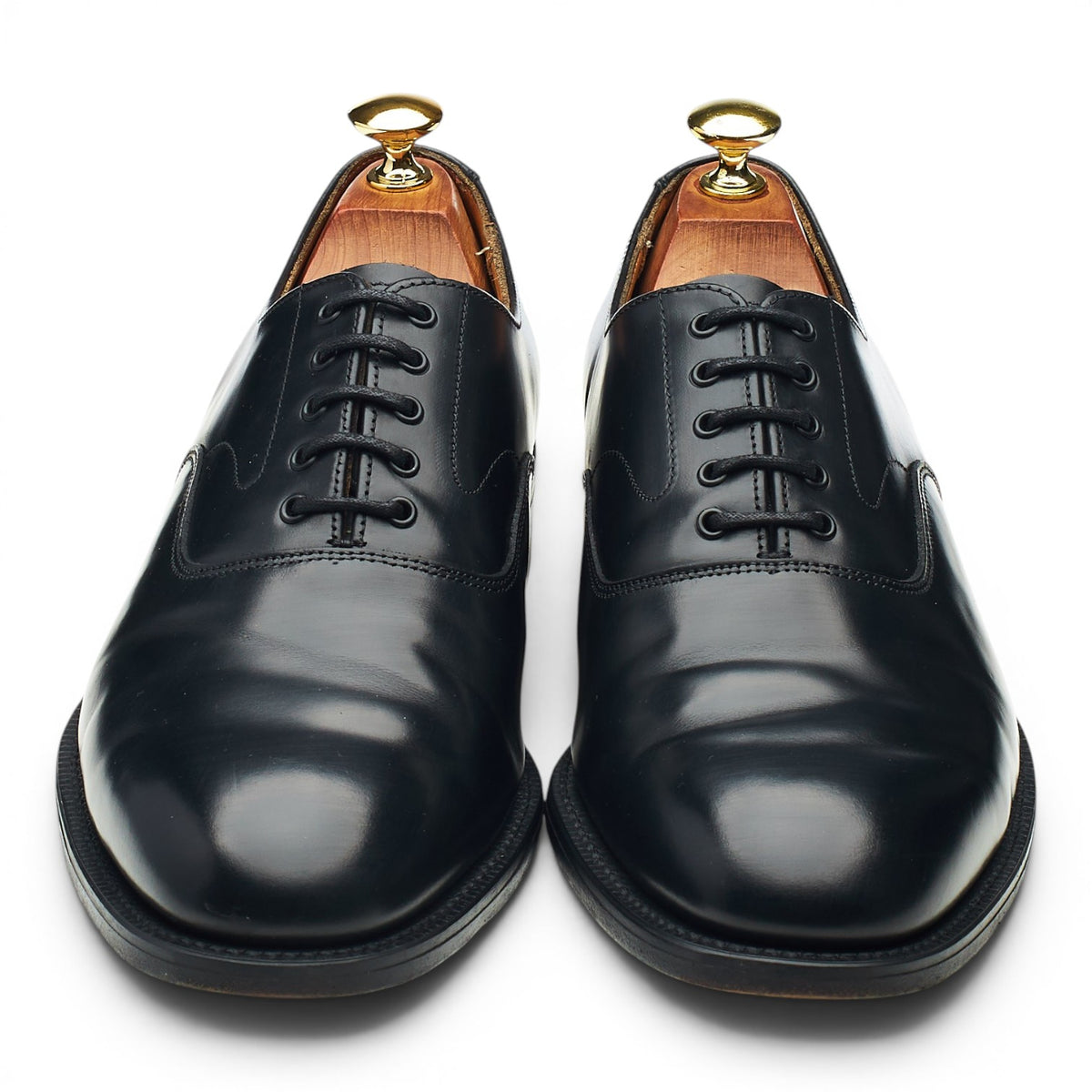 Black Leather Oxford UK 8.5