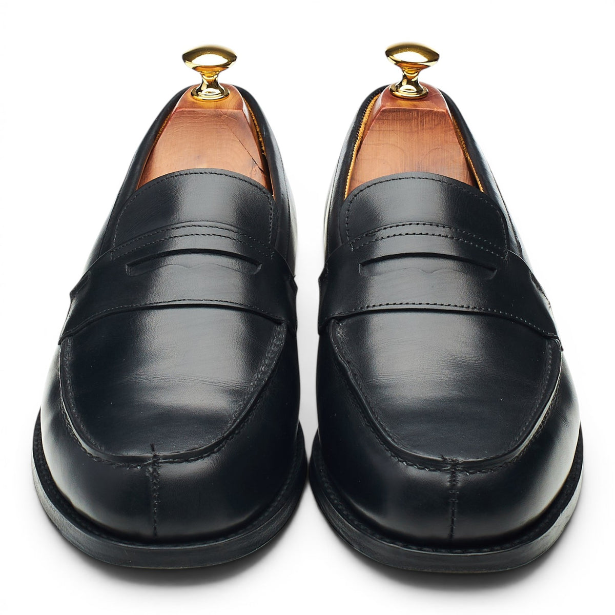 'Whisky + Women' Black Leather Loafers UK 9 F