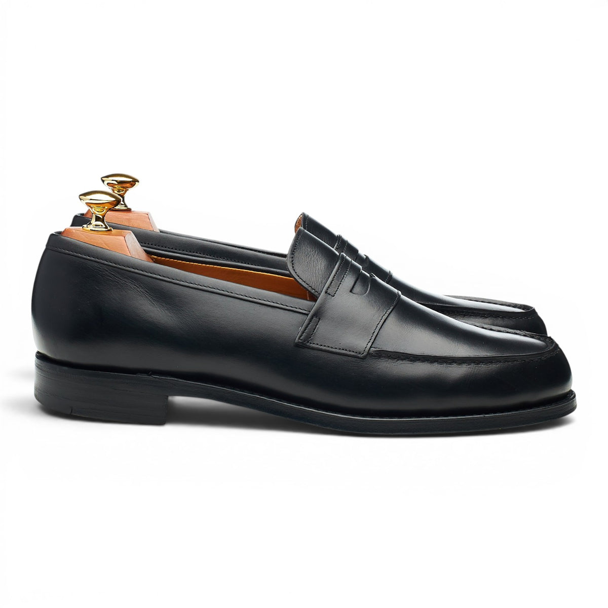 'Whisky + Women' Black Leather Loafers UK 9 F