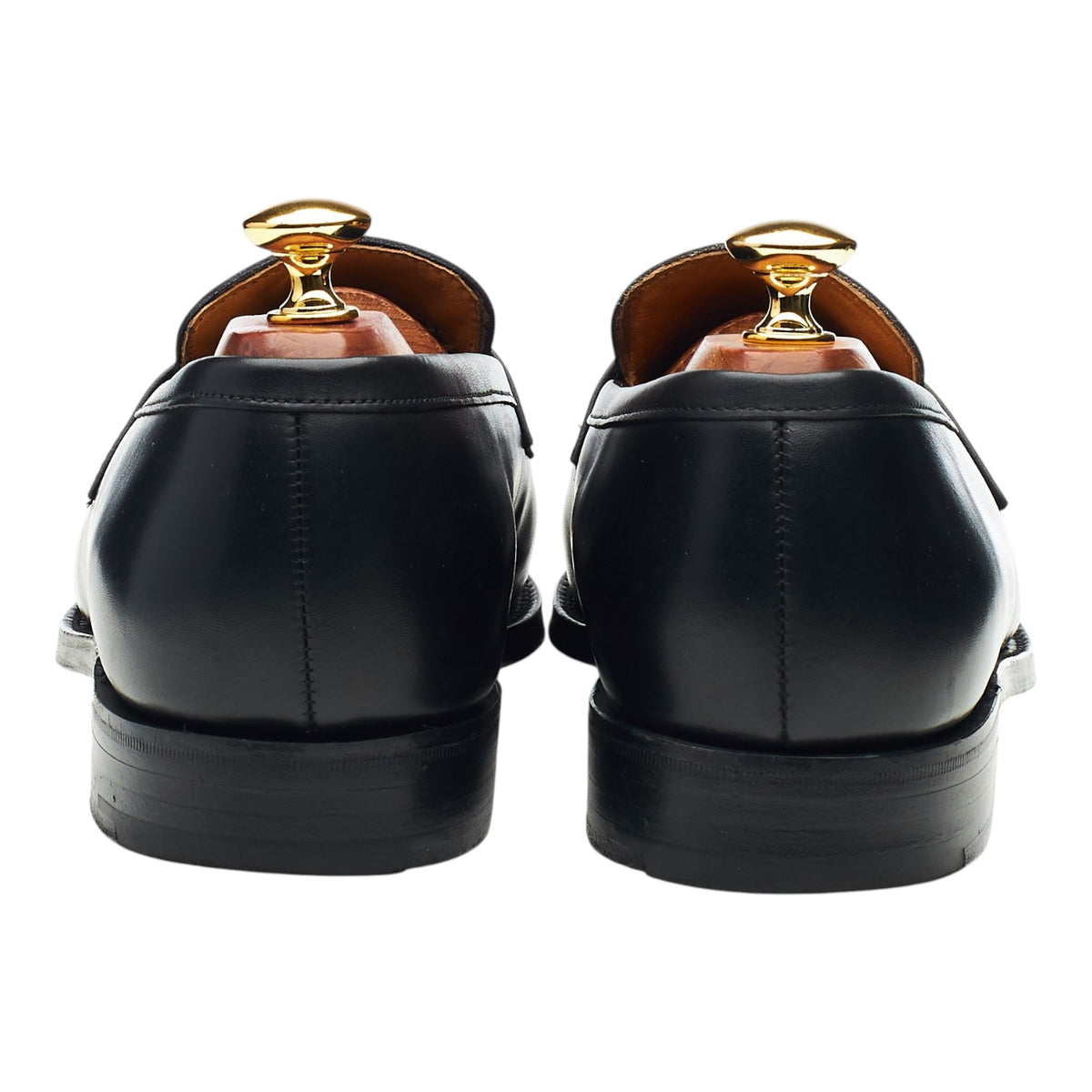 'Whisky + Women' Black Leather Loafers UK 9 F