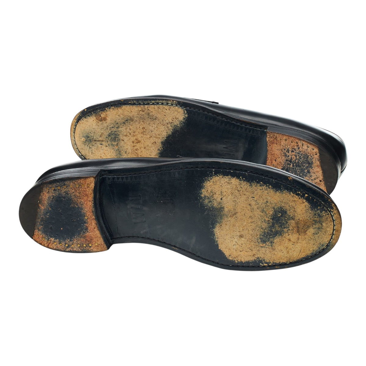 'Whisky + Women' Black Leather Loafers UK 9 F
