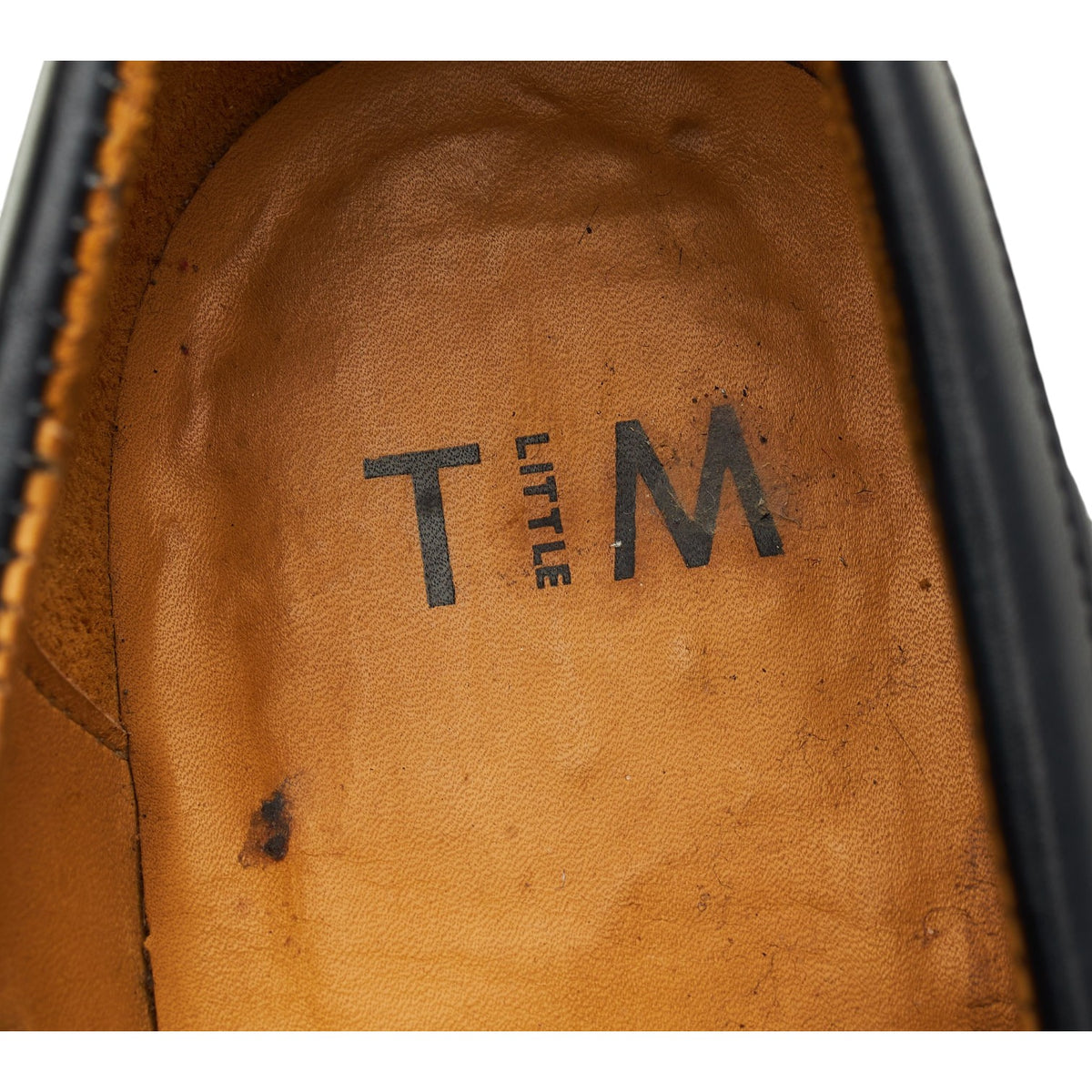 'Whisky + Women' Black Leather Loafers UK 9 F