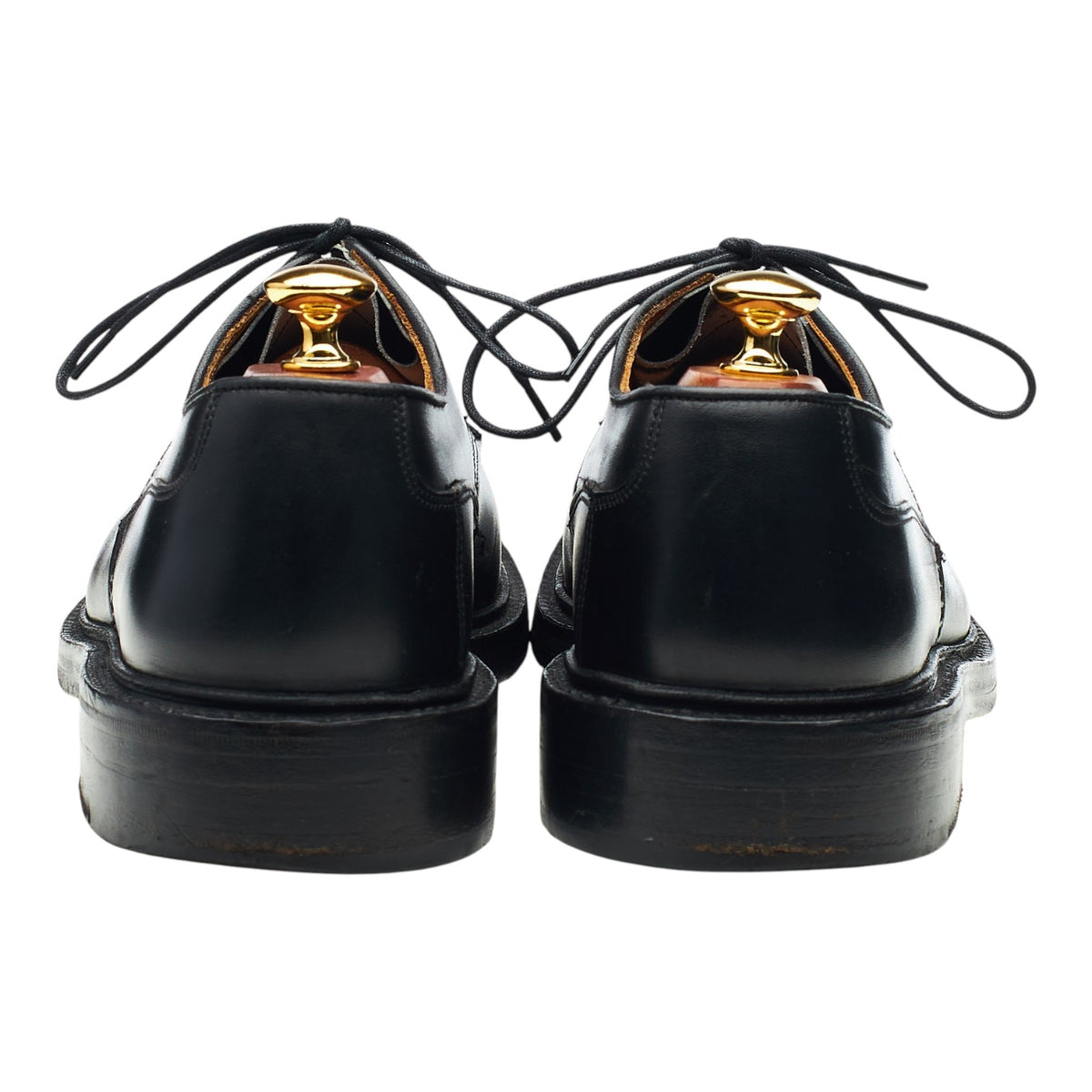 'Woodstock' Black Leather Derby UK 9
