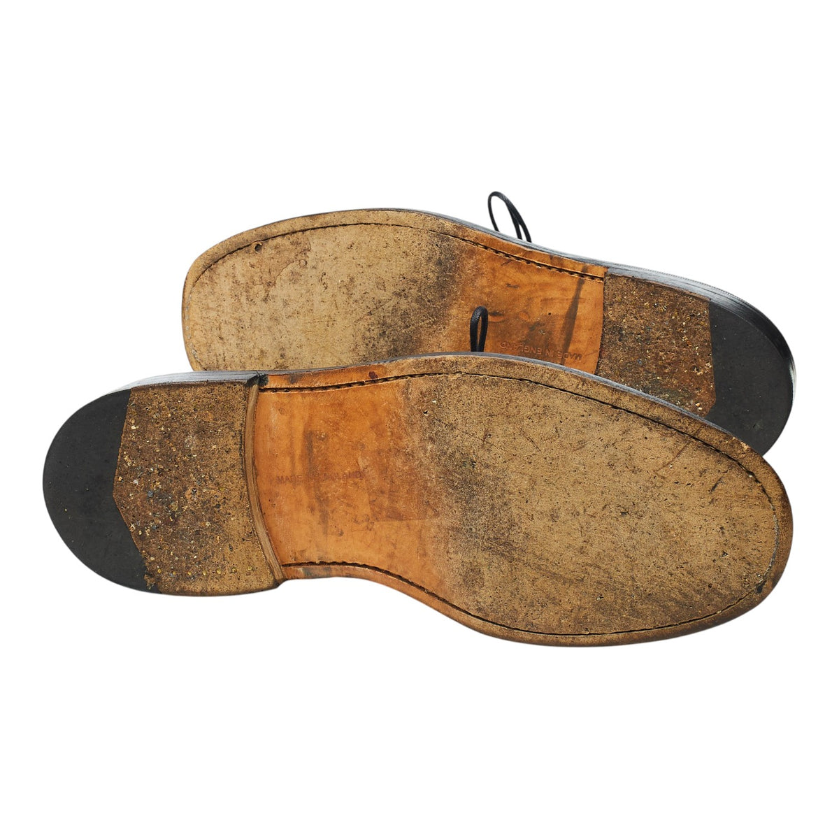 'Woodstock' Black Leather Derby UK 9