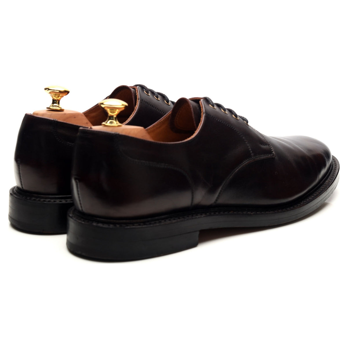 &#39;Blair&#39; Dark Brown Leather Derby UK 11