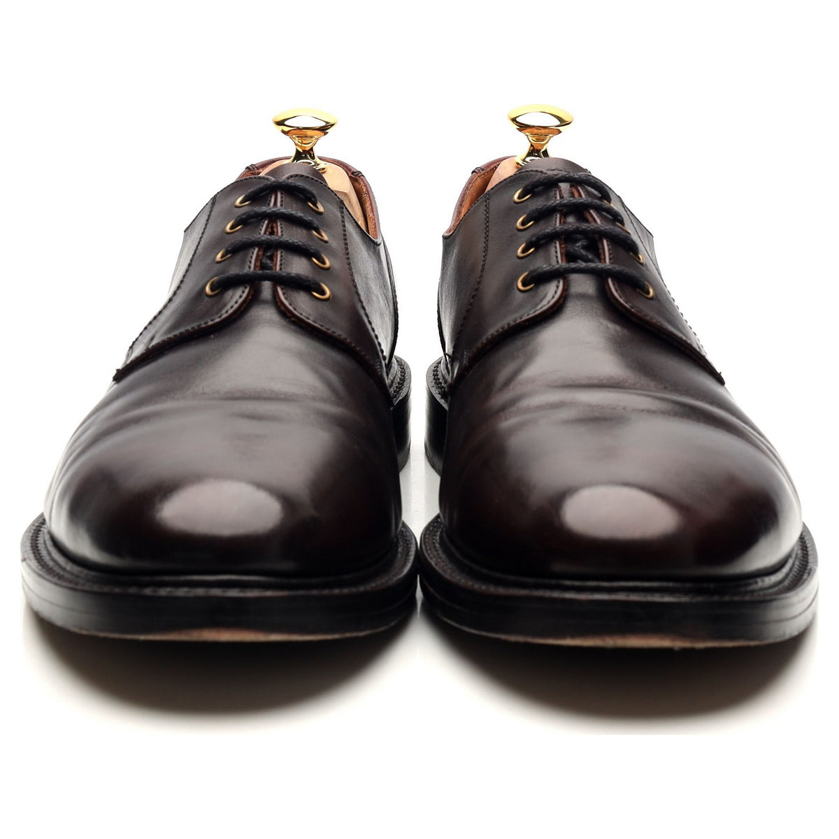 &#39;Blair&#39; Dark Brown Leather Derby UK 11