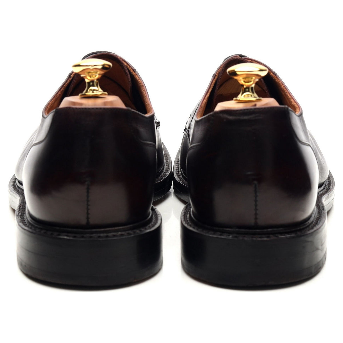 &#39;Blair&#39; Dark Brown Leather Derby UK 11