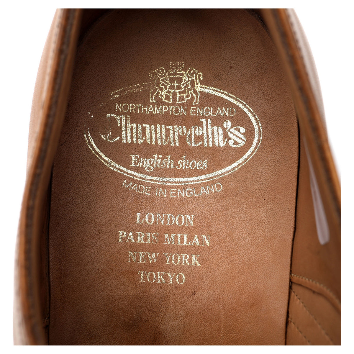 &#39;Toronto&#39; Tan Brown Leather Oxford UK 8 G