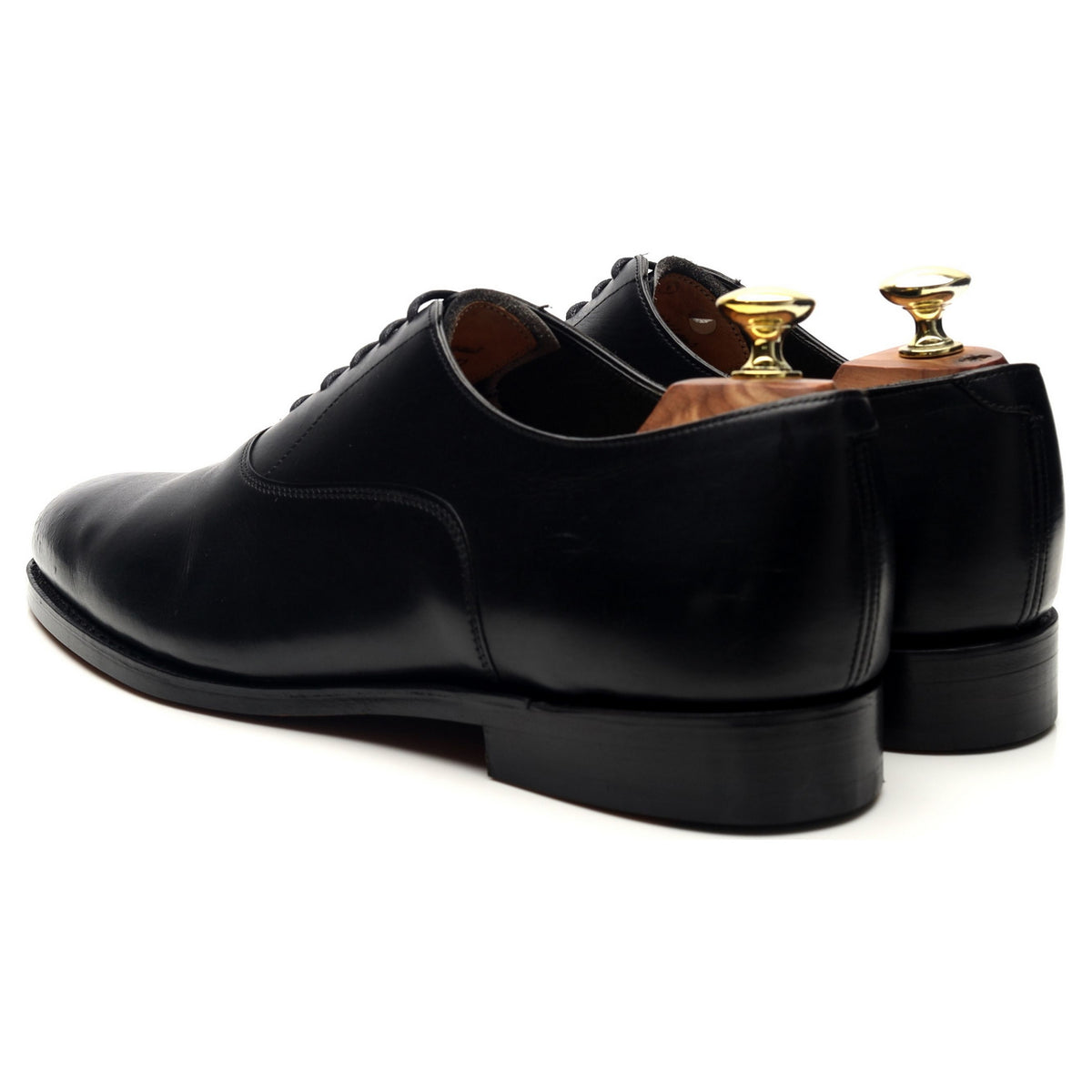 &#39;Welland&#39; Black Leather Oxford UK 8 F