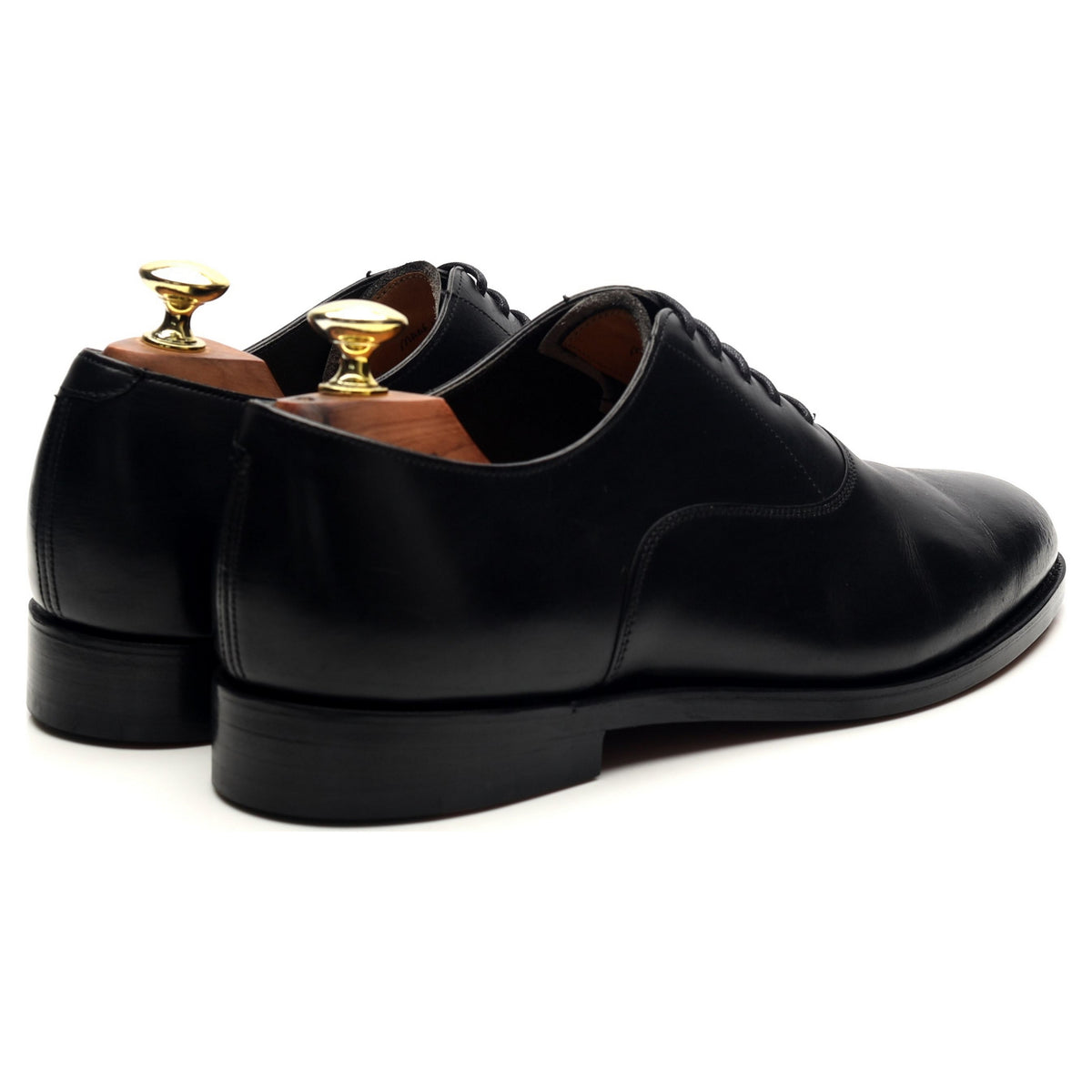 &#39;Welland&#39; Black Leather Oxford UK 8 F