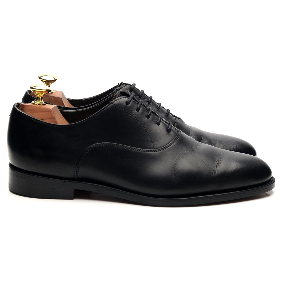 &#39;Welland&#39; Black Leather Oxford UK 8 F