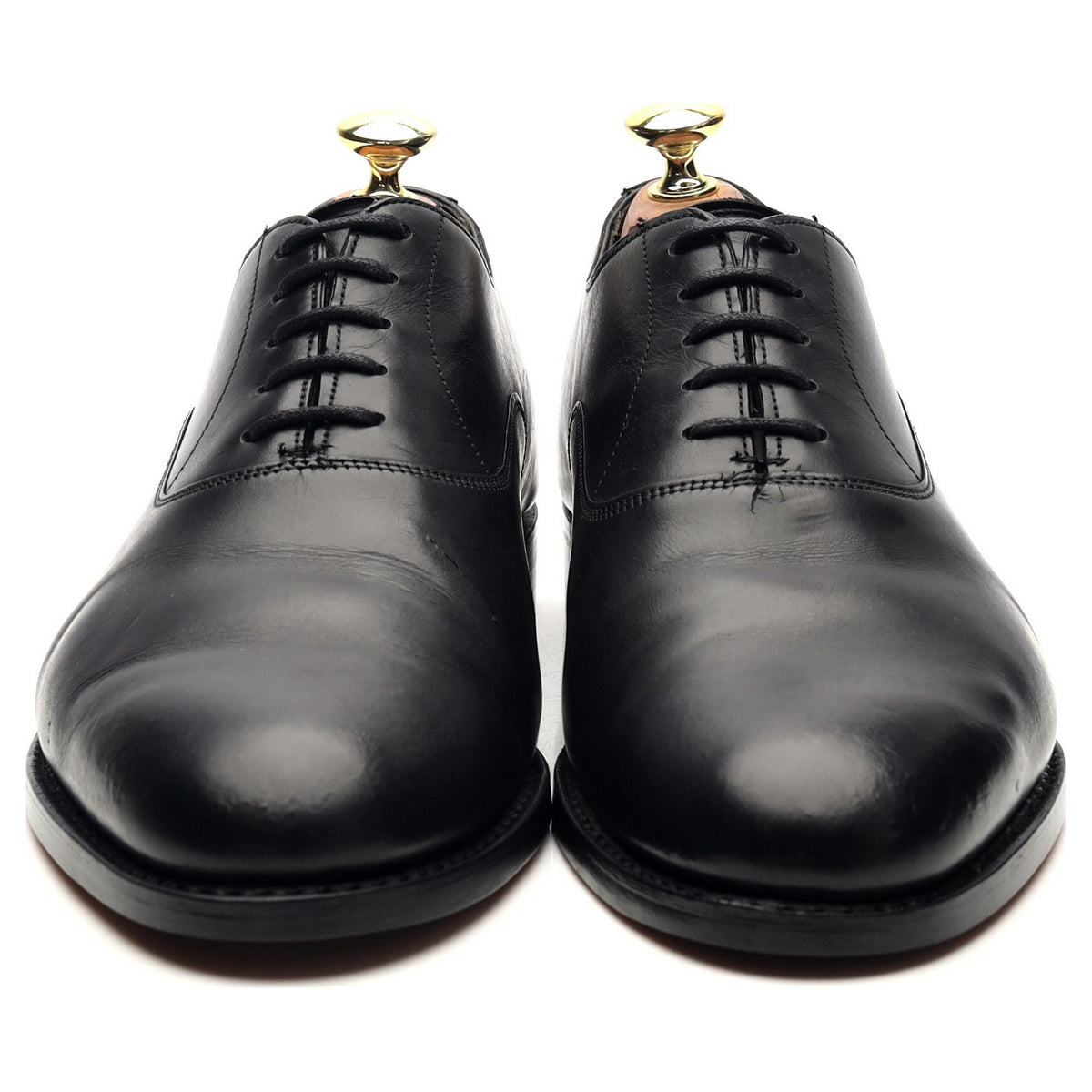 &#39;Welland&#39; Black Leather Oxford UK 8 F