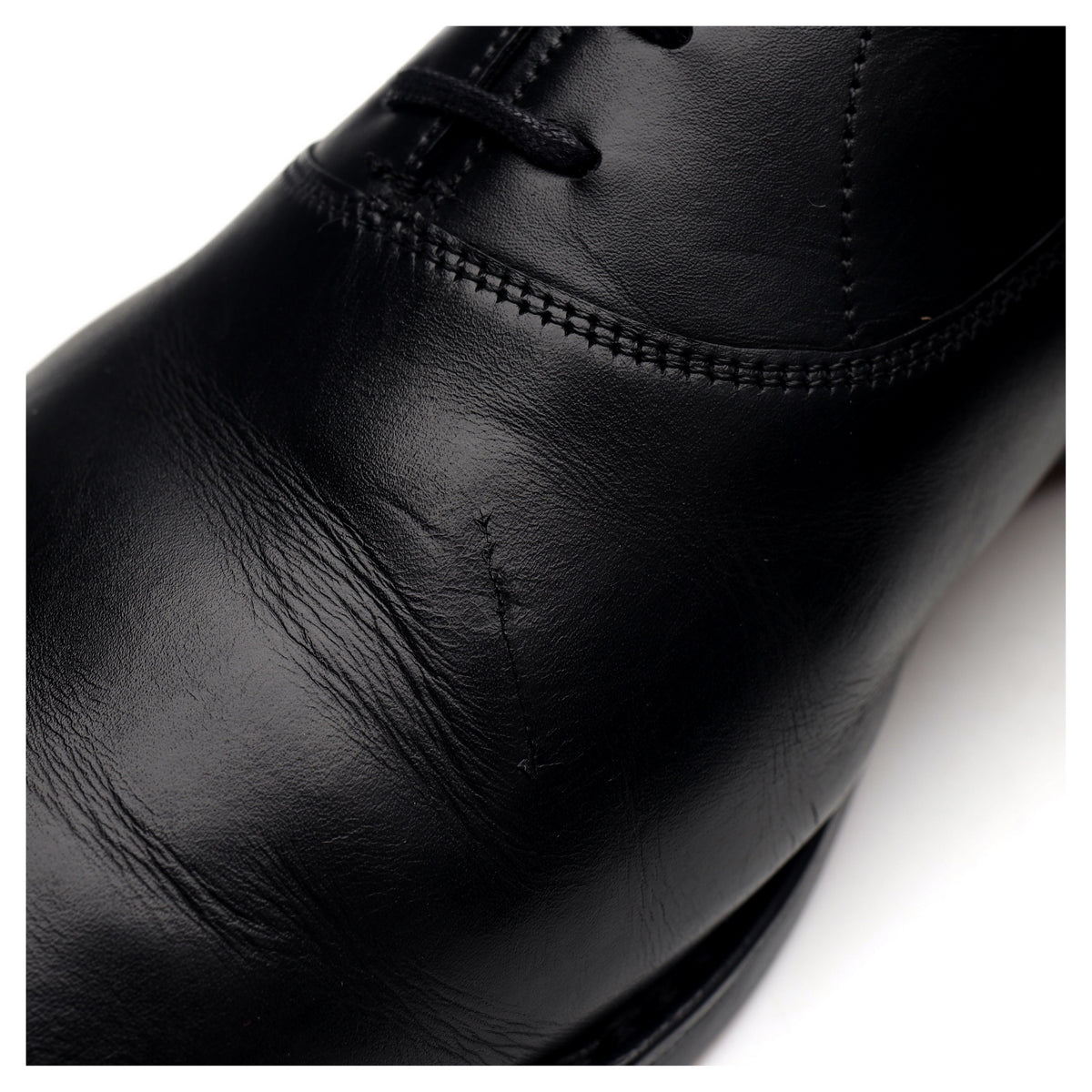 &#39;Welland&#39; Black Leather Oxford UK 8 F