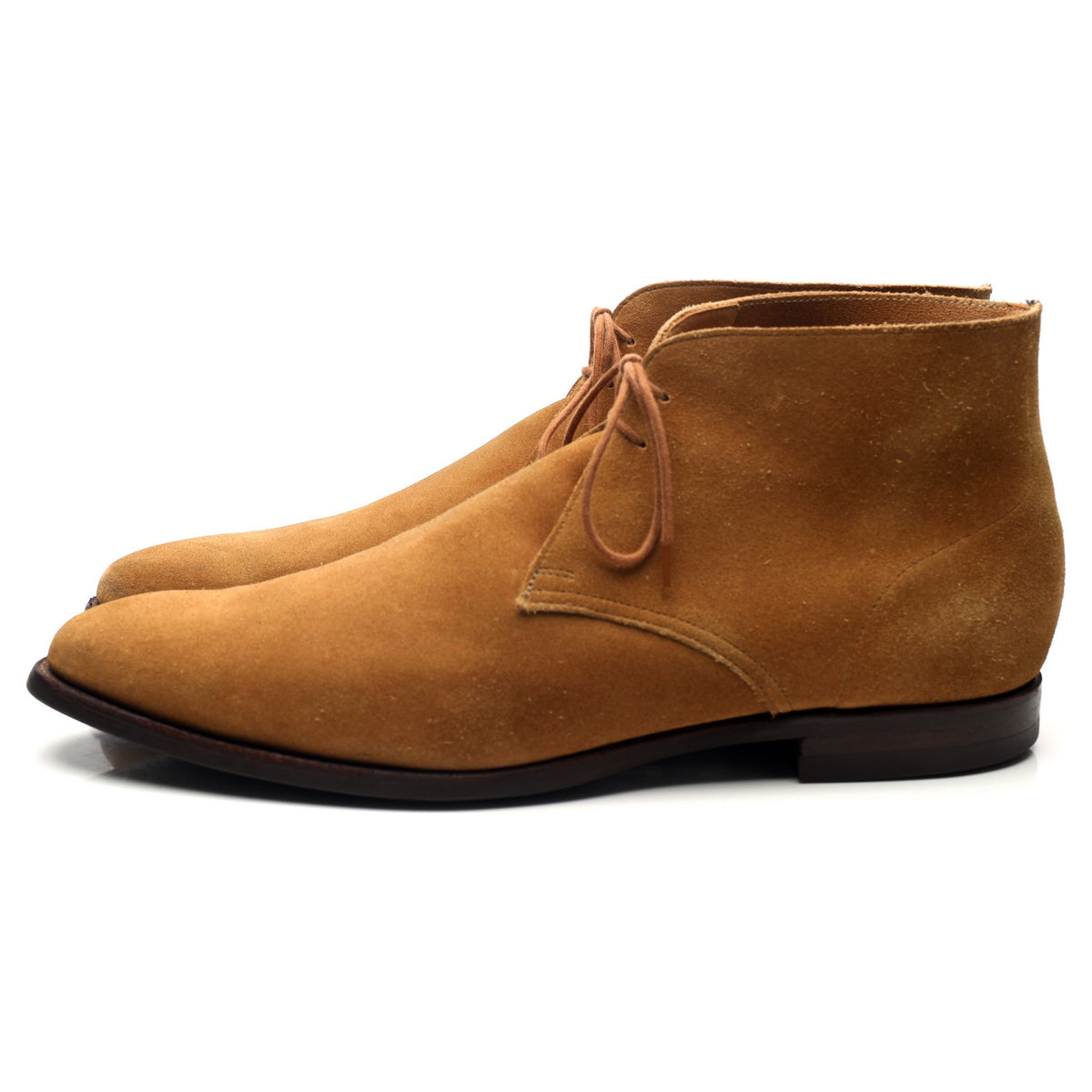 &#39;Hayle&#39; Tan Brown Suede Chukka Boots UK 11.5 E