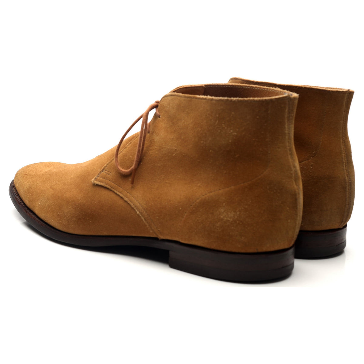 &#39;Hayle&#39; Tan Brown Suede Chukka Boots UK 11.5 E