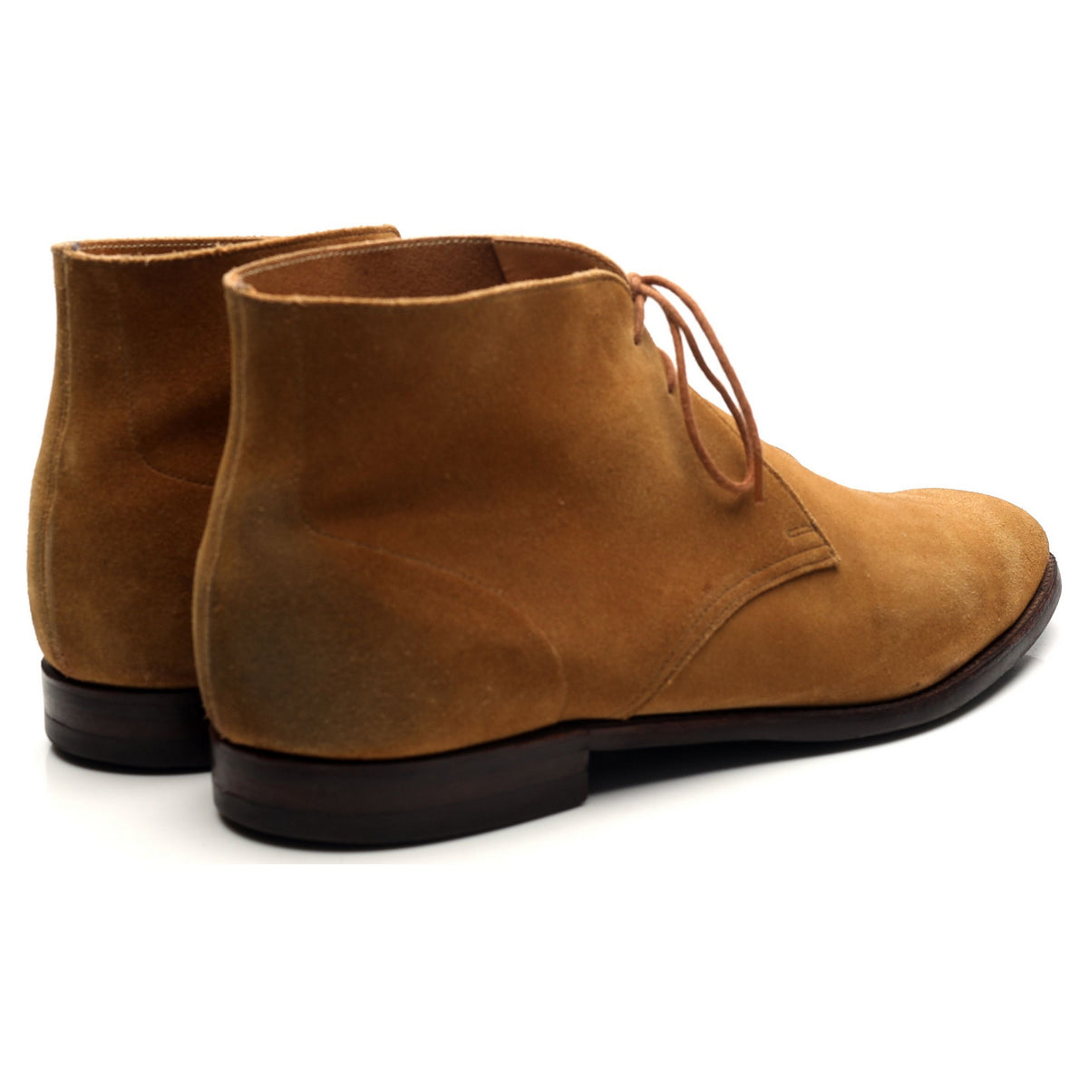 &#39;Hayle&#39; Tan Brown Suede Chukka Boots UK 11.5 E