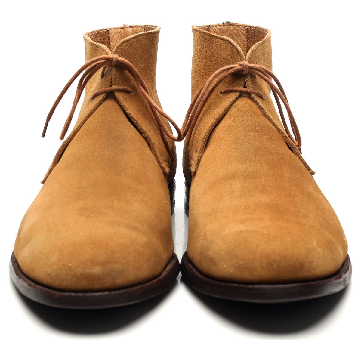 &#39;Hayle&#39; Tan Brown Suede Chukka Boots UK 11.5 E