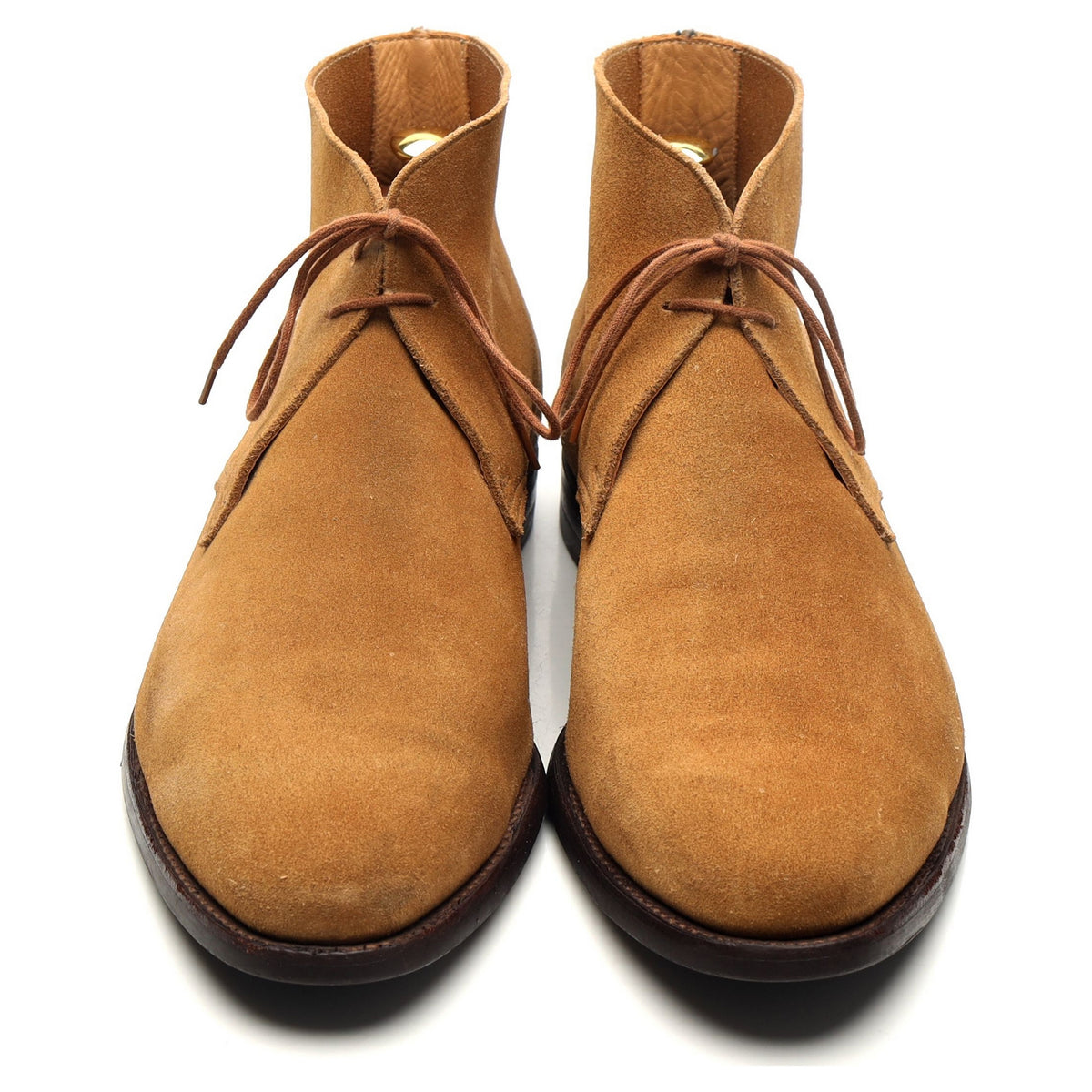 &#39;Hayle&#39; Tan Brown Suede Chukka Boots UK 11.5 E