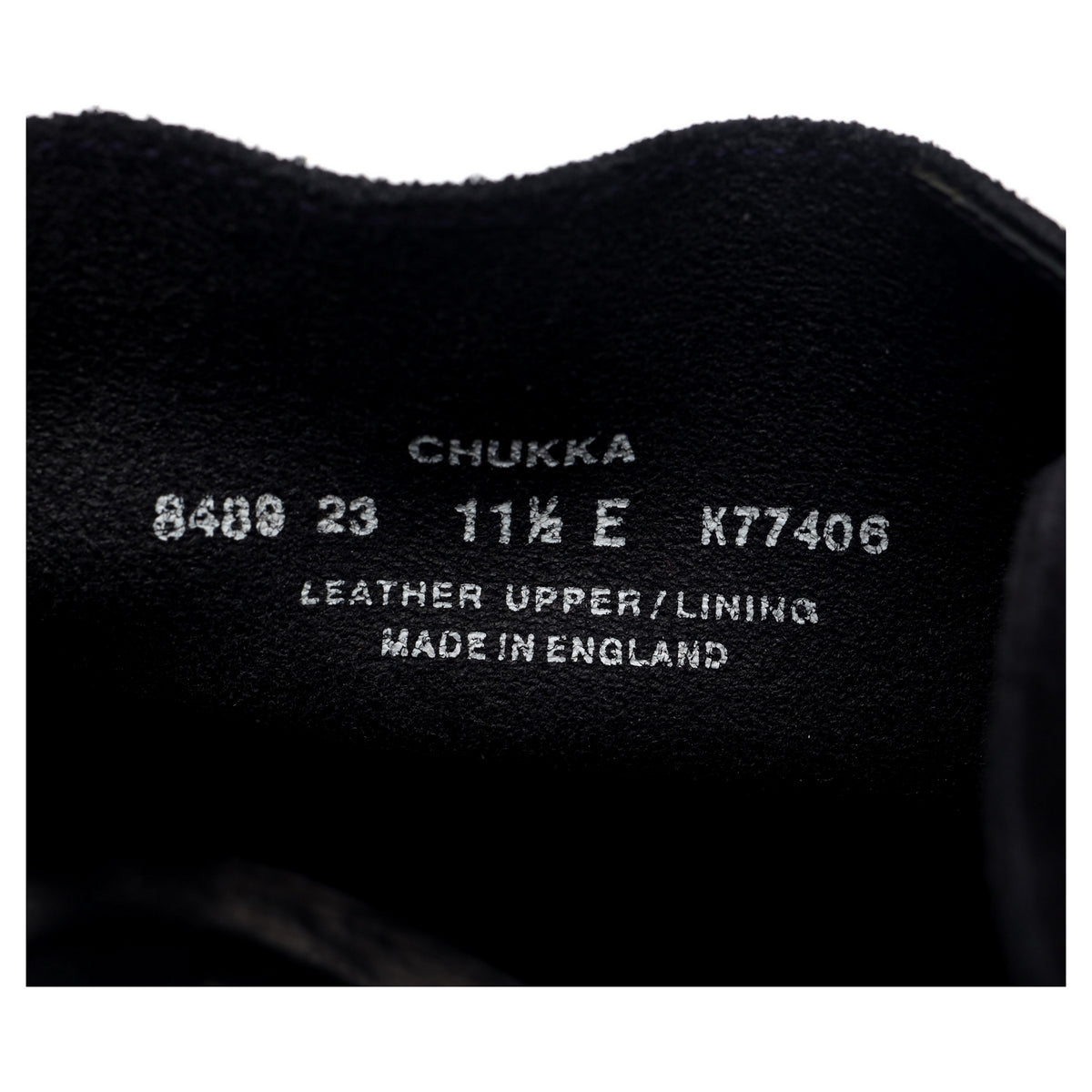 &#39;Chukka&#39; Navy Blue Suede Chukka Boots UK 11.5 E