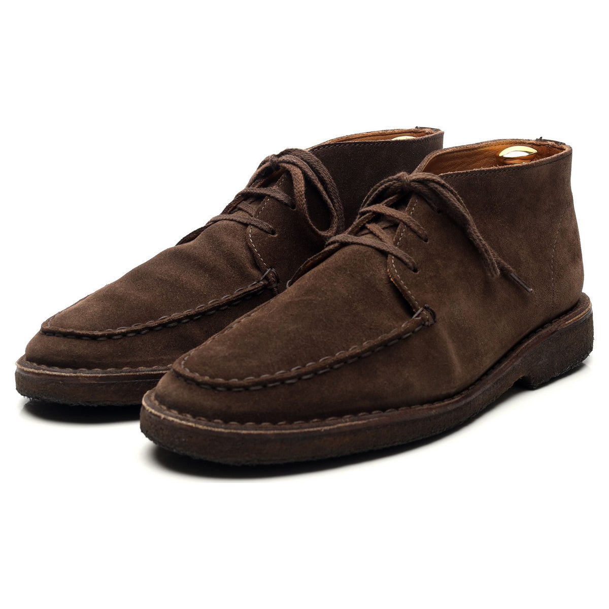 &#39;Crosby&#39; Dark Brown Suede Chukka Boots UK 9.5