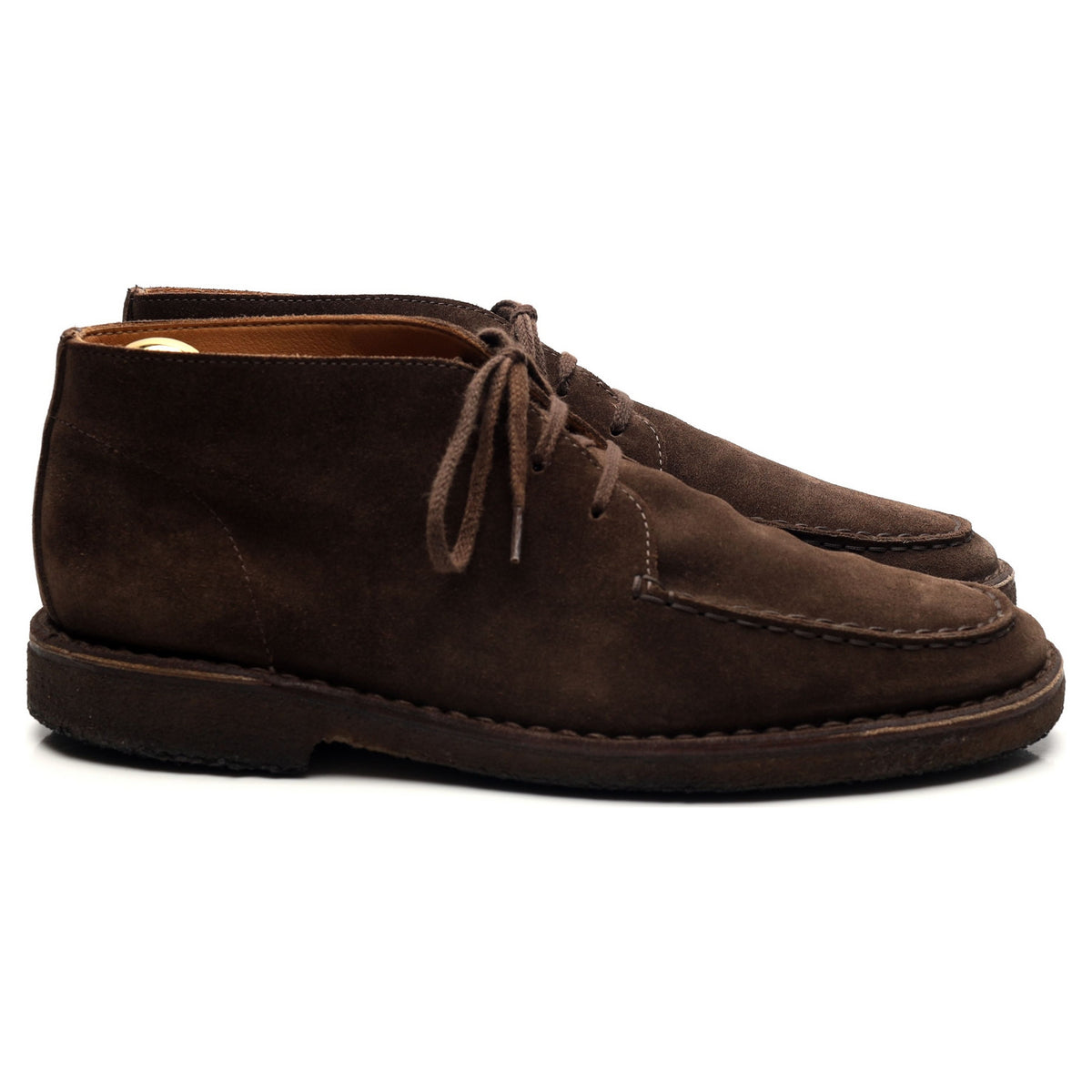 &#39;Crosby&#39; Dark Brown Suede Chukka Boots UK 9.5