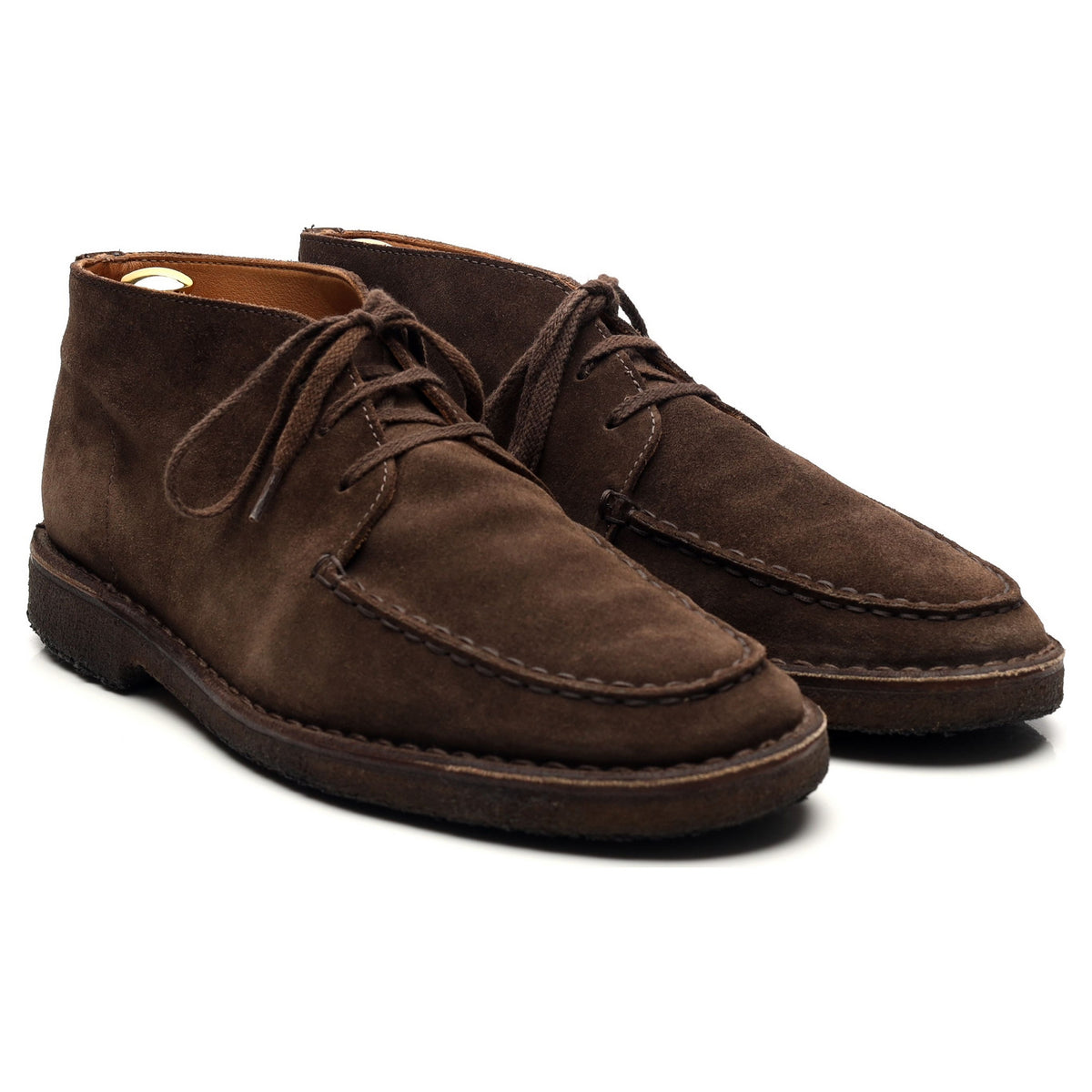 &#39;Crosby&#39; Dark Brown Suede Chukka Boots UK 9.5