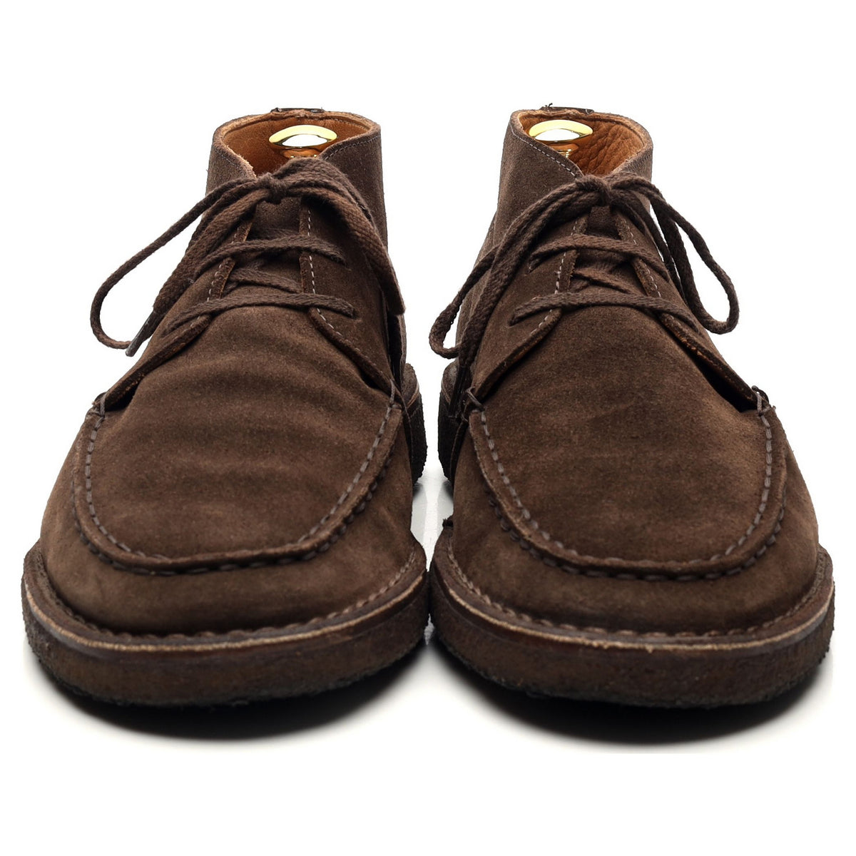 &#39;Crosby&#39; Dark Brown Suede Chukka Boots UK 9.5