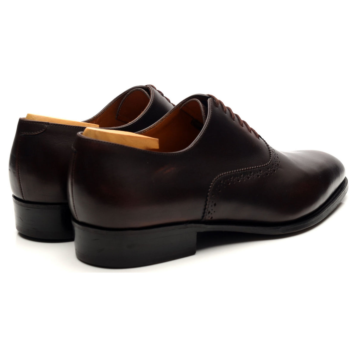 Dark Brown Leather Oxford 8.5 E UK 9