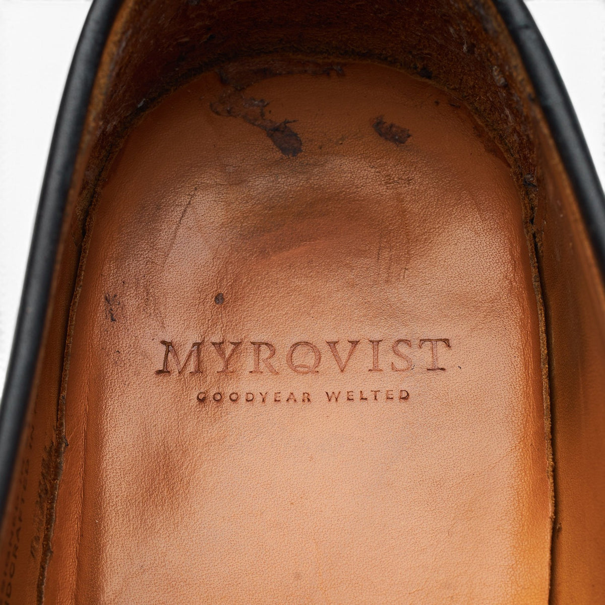 'Stenhammar II' Black Leather Loafers UK 7.5