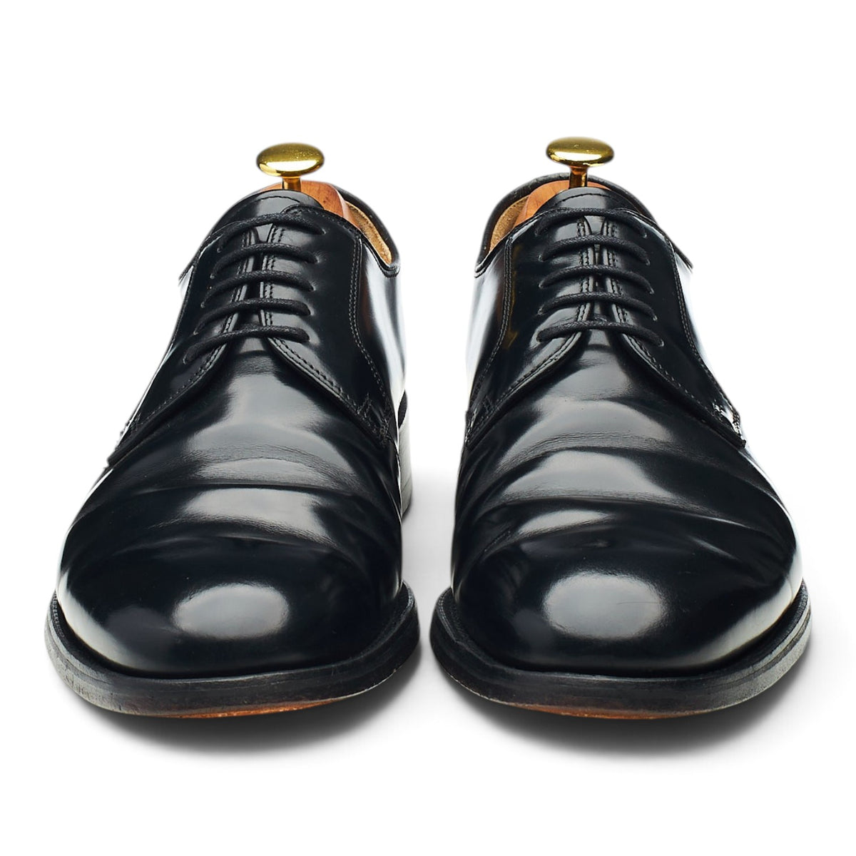 Black Leather Derby UK 8.5 F