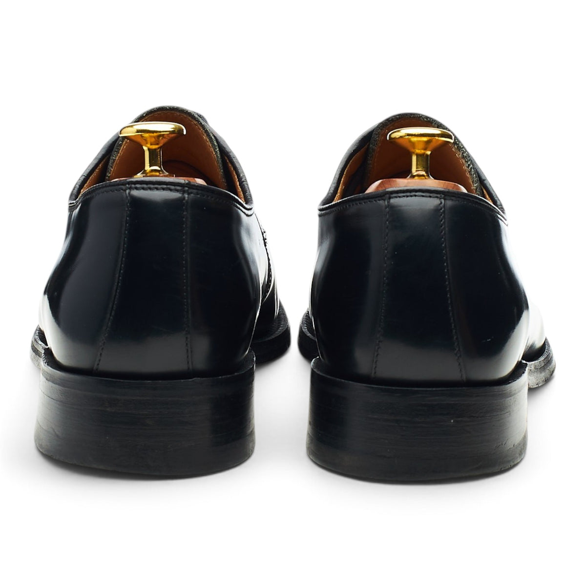 Black Leather Derby UK 8.5 F