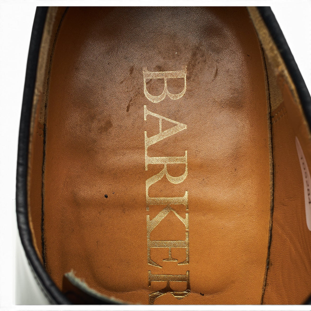 Black Leather Derby UK 8.5 F
