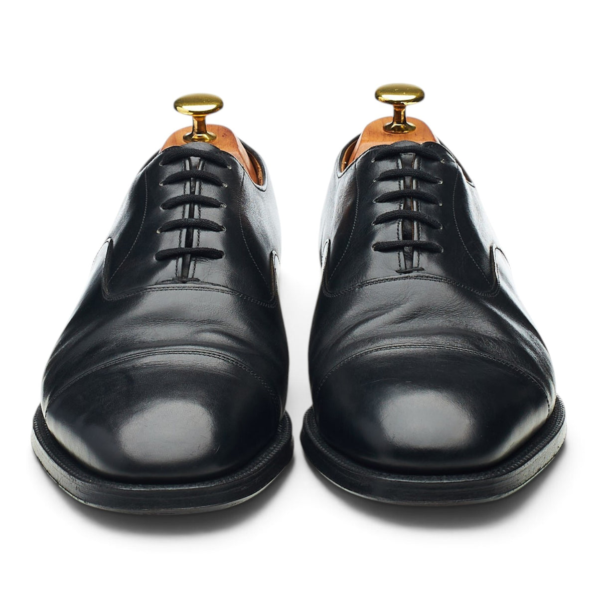 'Consul IV' Black Leather Oxford UK 8 F