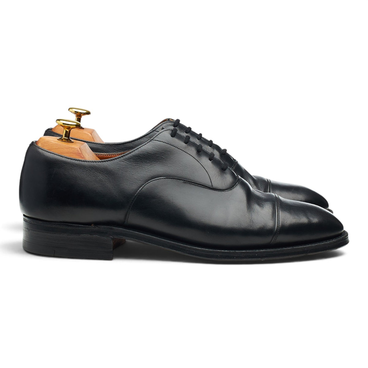 'Consul IV' Black Leather Oxford UK 8 F