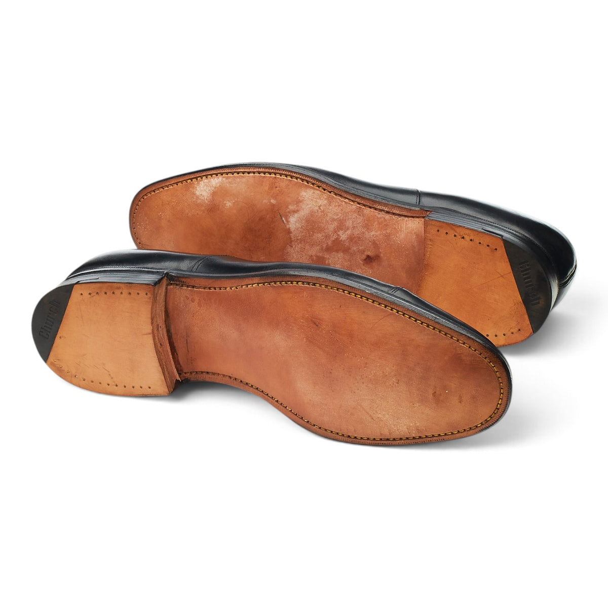 'Consul IV' Black Leather Oxford UK 8 F