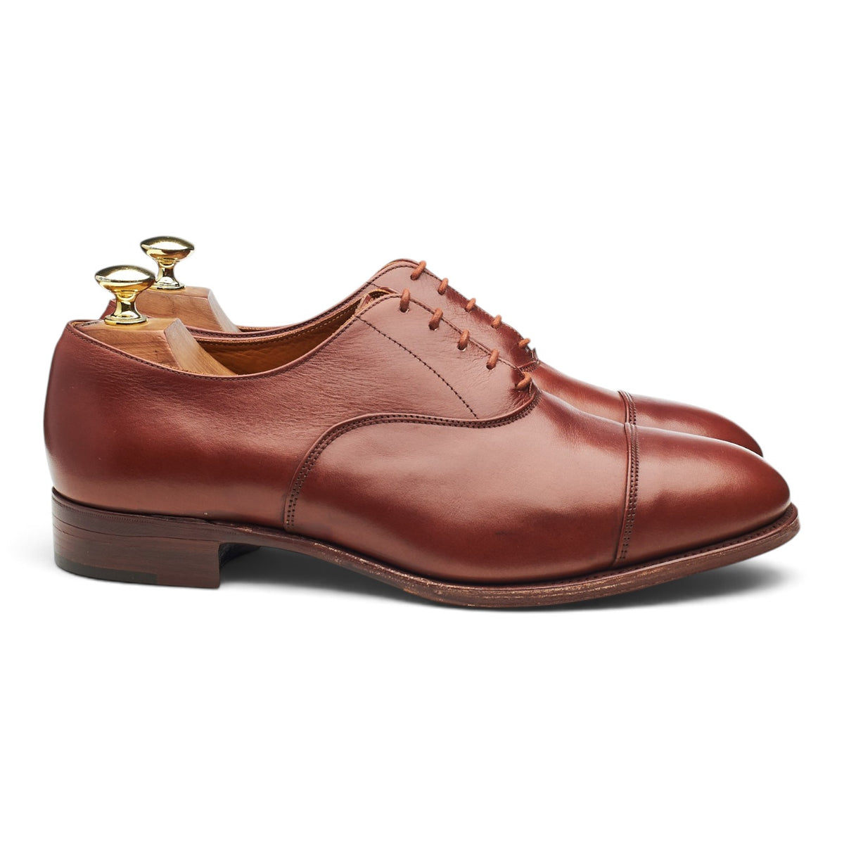 Vintage Brown Leather Oxford UK 8