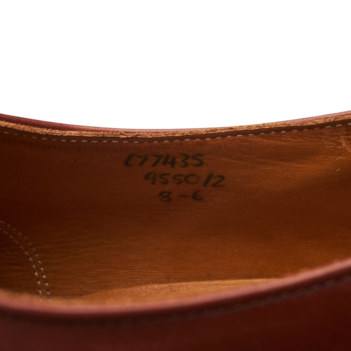 Vintage Brown Leather Oxford UK 8