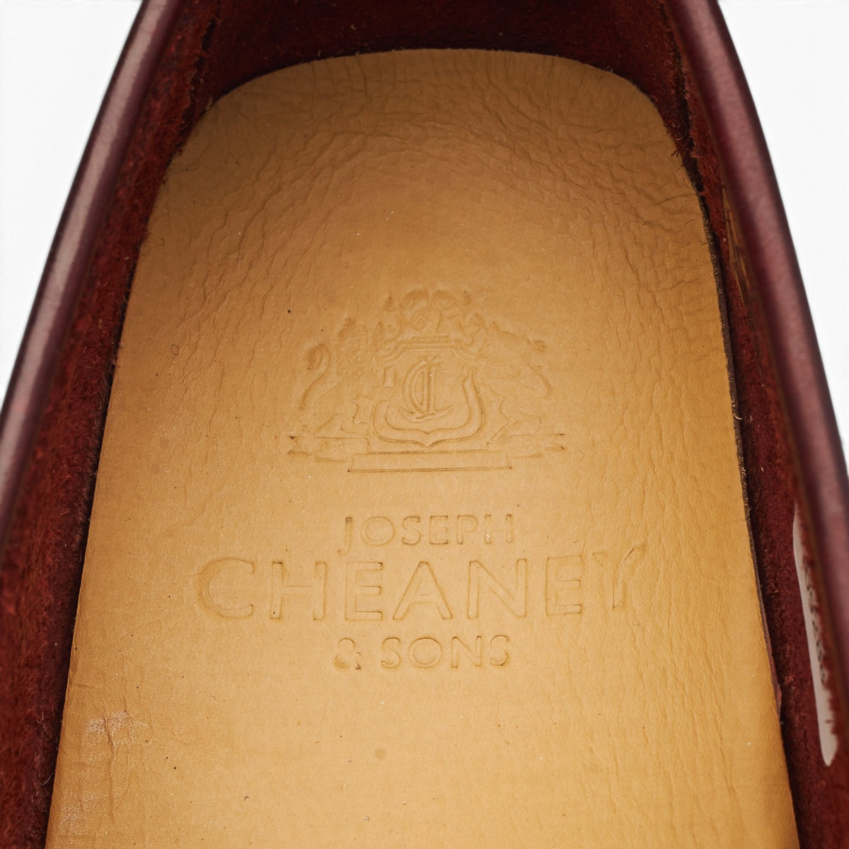 'Donnington' Burgundy Leather Driving Loafers UK 8 EU 42 F