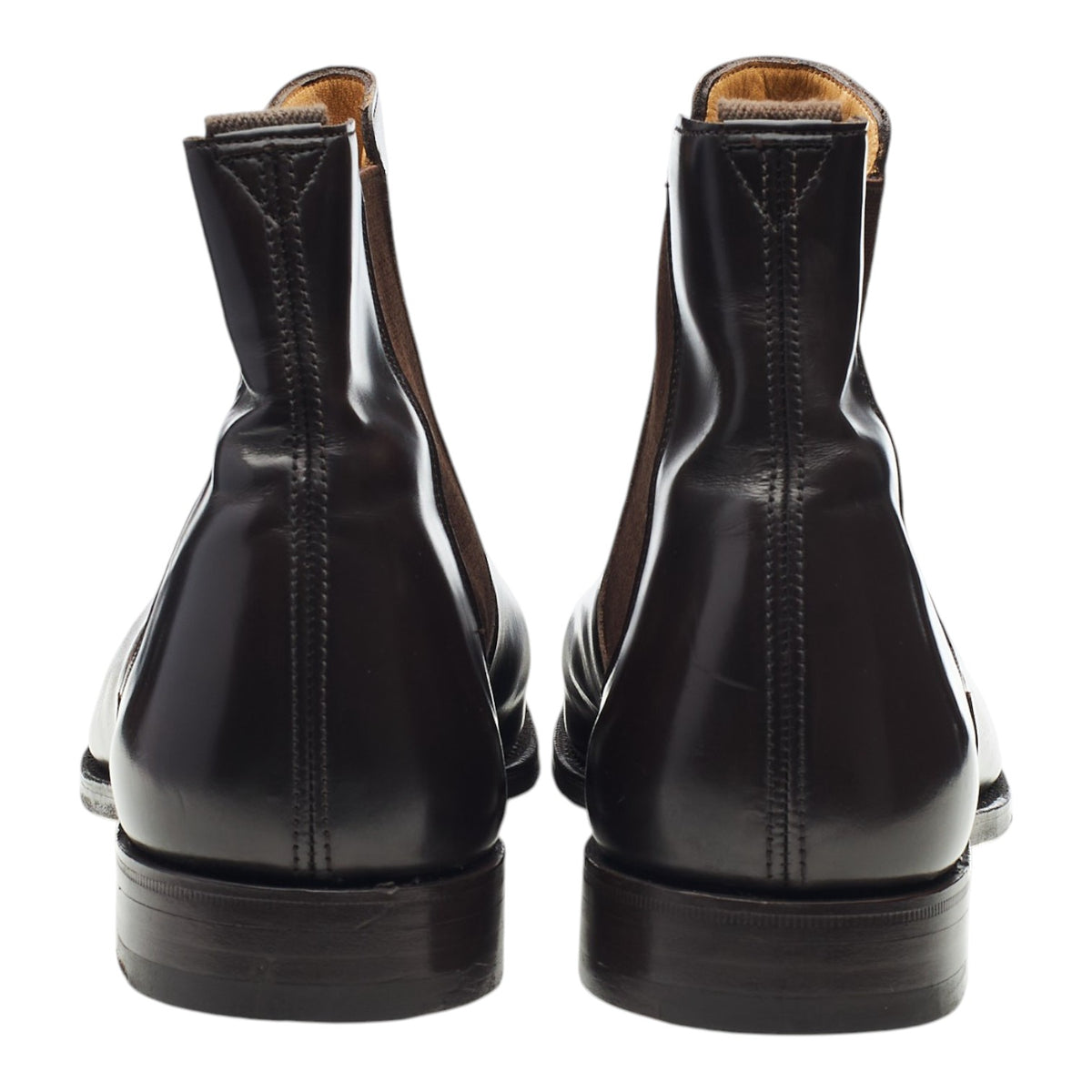 'Beijing' Dark Brown Leather Chelsea Boots UK 9 G