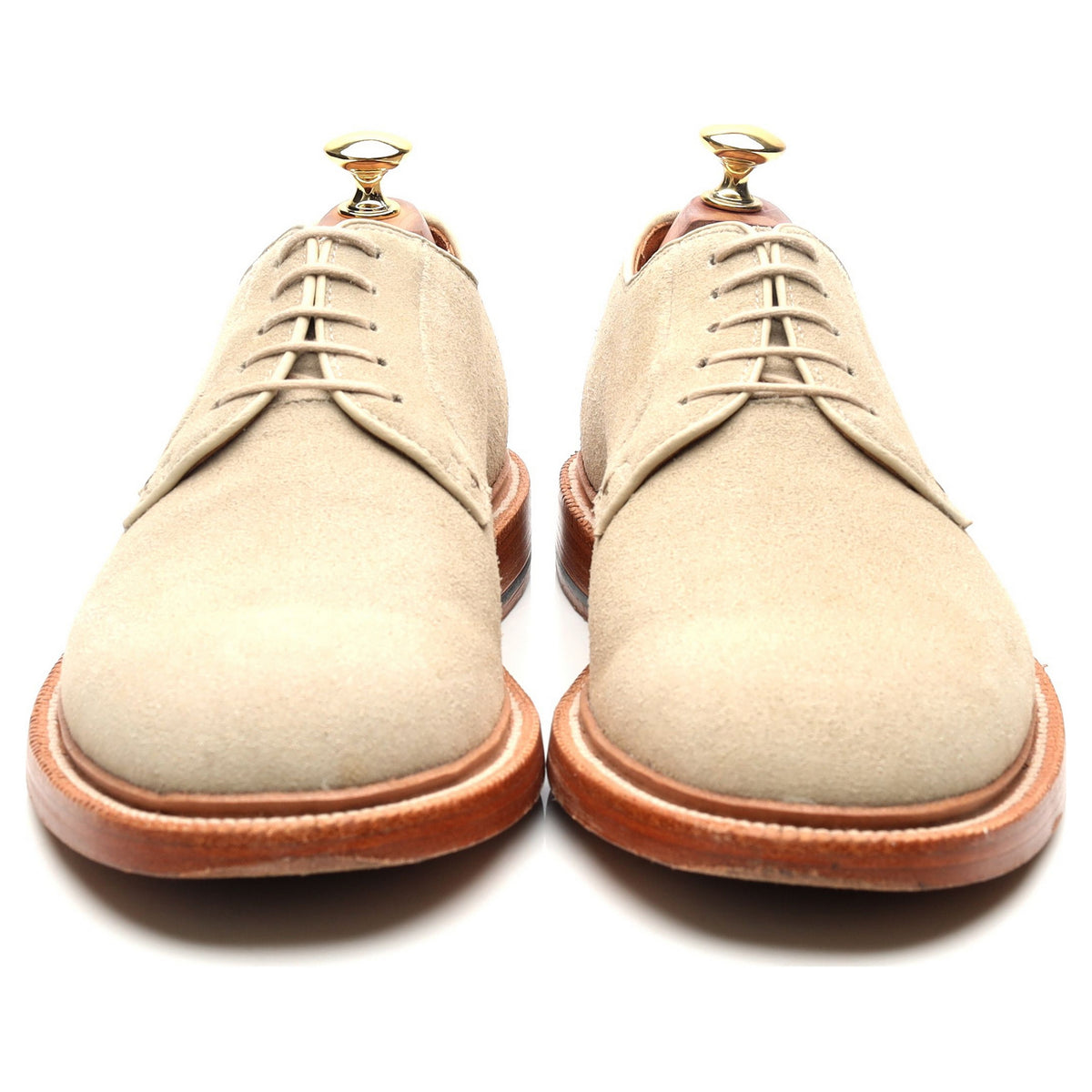 Beige Suede Derby UK 8 US 9