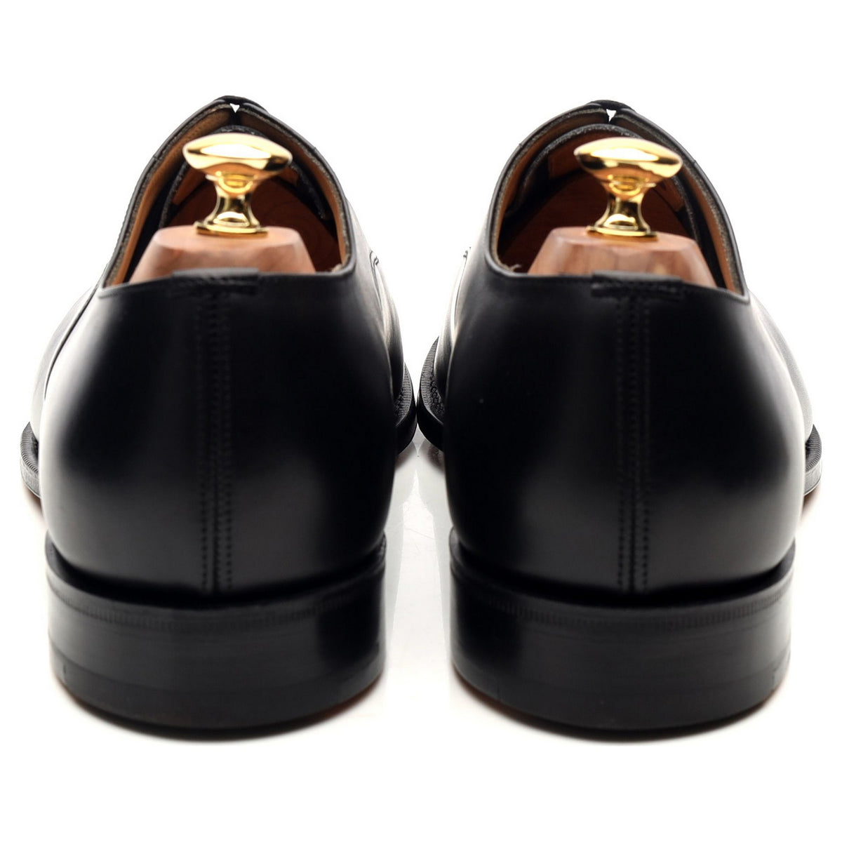 &#39;Consul&#39; Black Leather Oxford UK 10 G