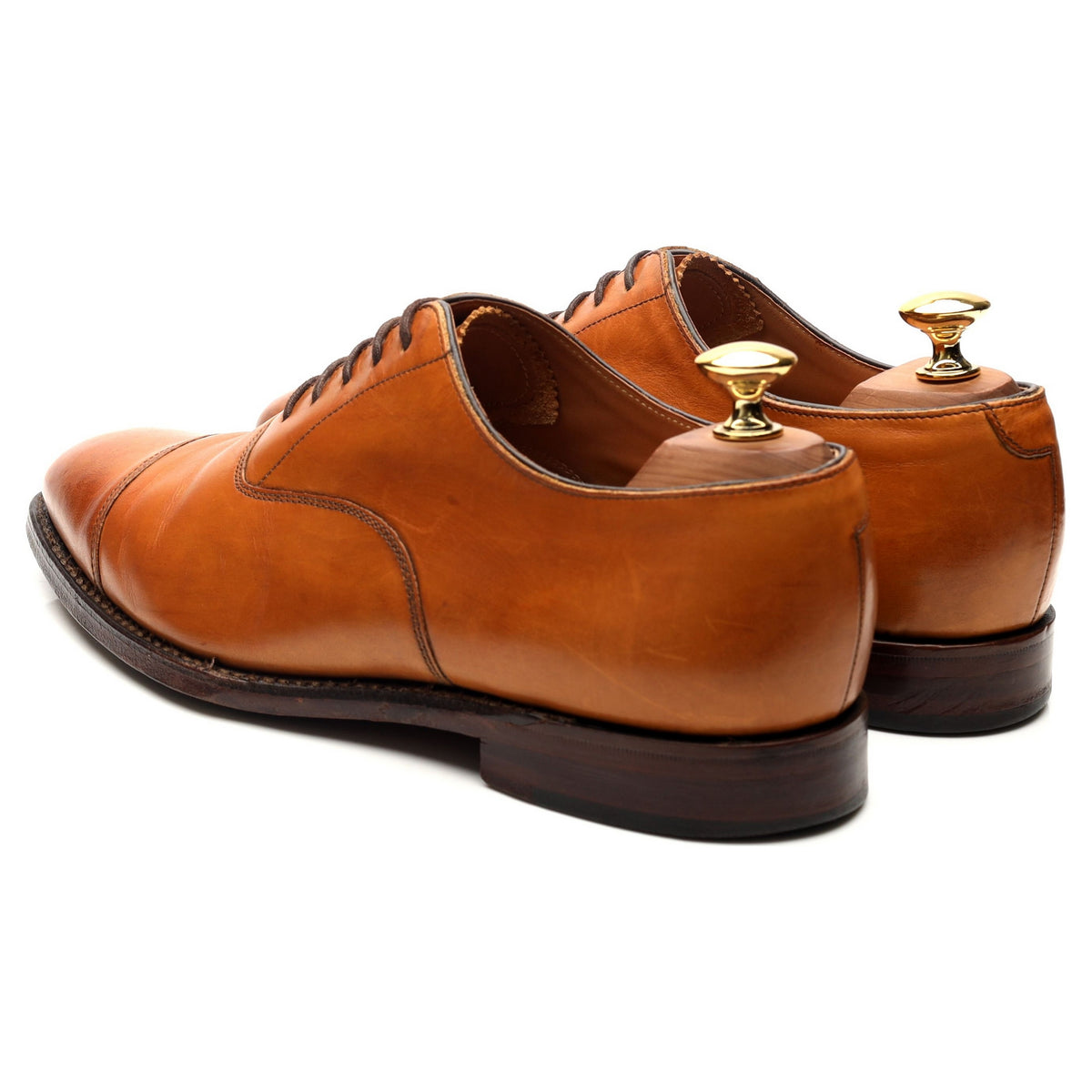 1880 &#39;Aldwych&#39; Tan Brown Leather Oxford UK 6.5 F