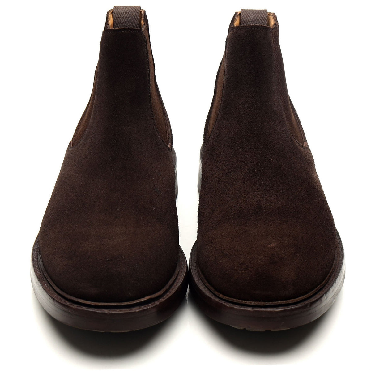 &#39;McCarthy&#39; Dark Brown Suede Chelsea Boots UK 9 G