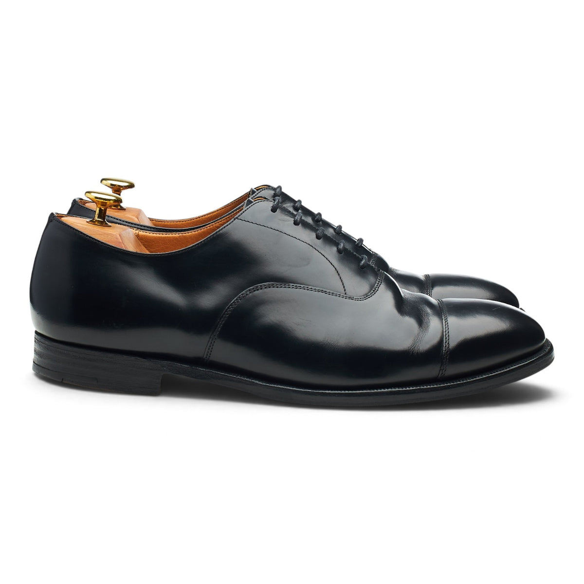 'Balmoral' Black Leather Oxford UK 9.5 G