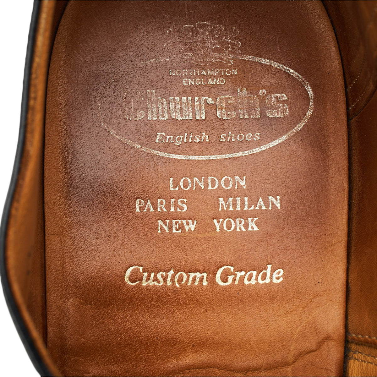 'Balmoral' Black Leather Oxford UK 9.5 G