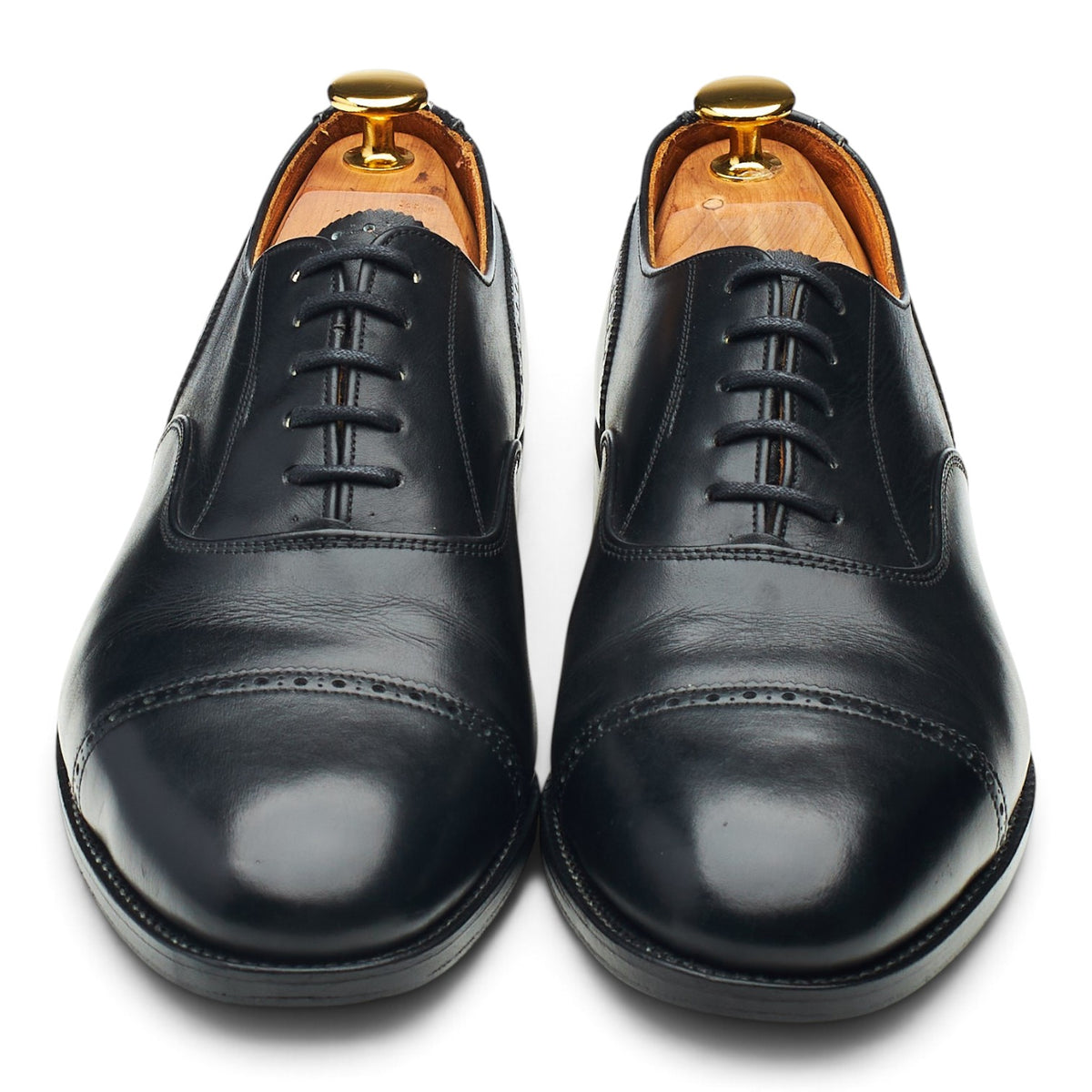 Black Leather Oxford UK 6