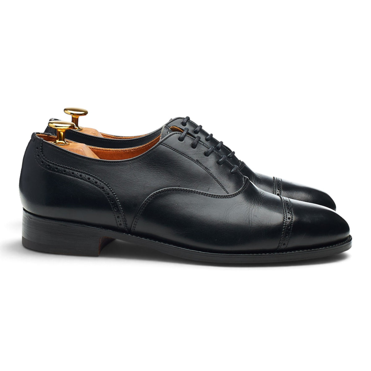 Black Leather Oxford UK 6