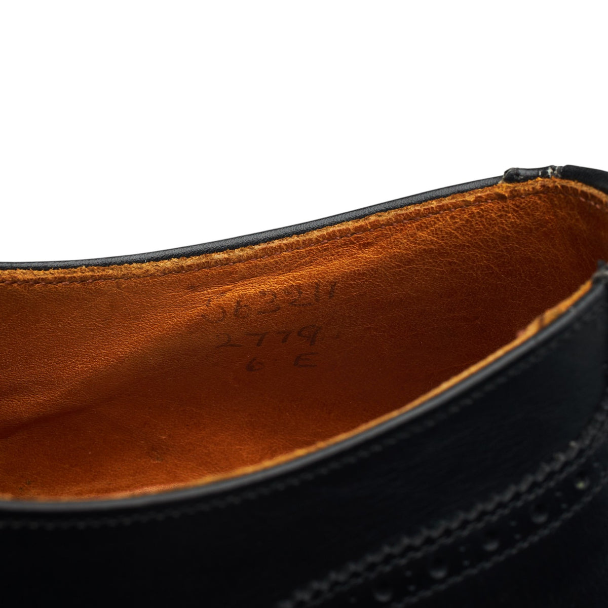 Black Leather Oxford UK 6