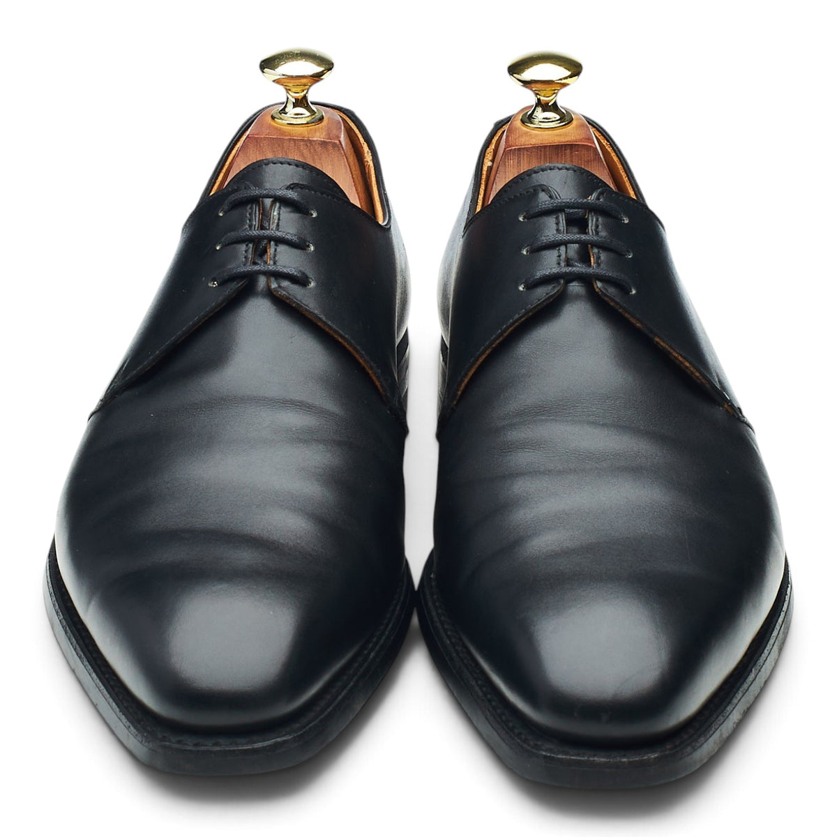 'Highbury' Black Leather Derby UK 7 E