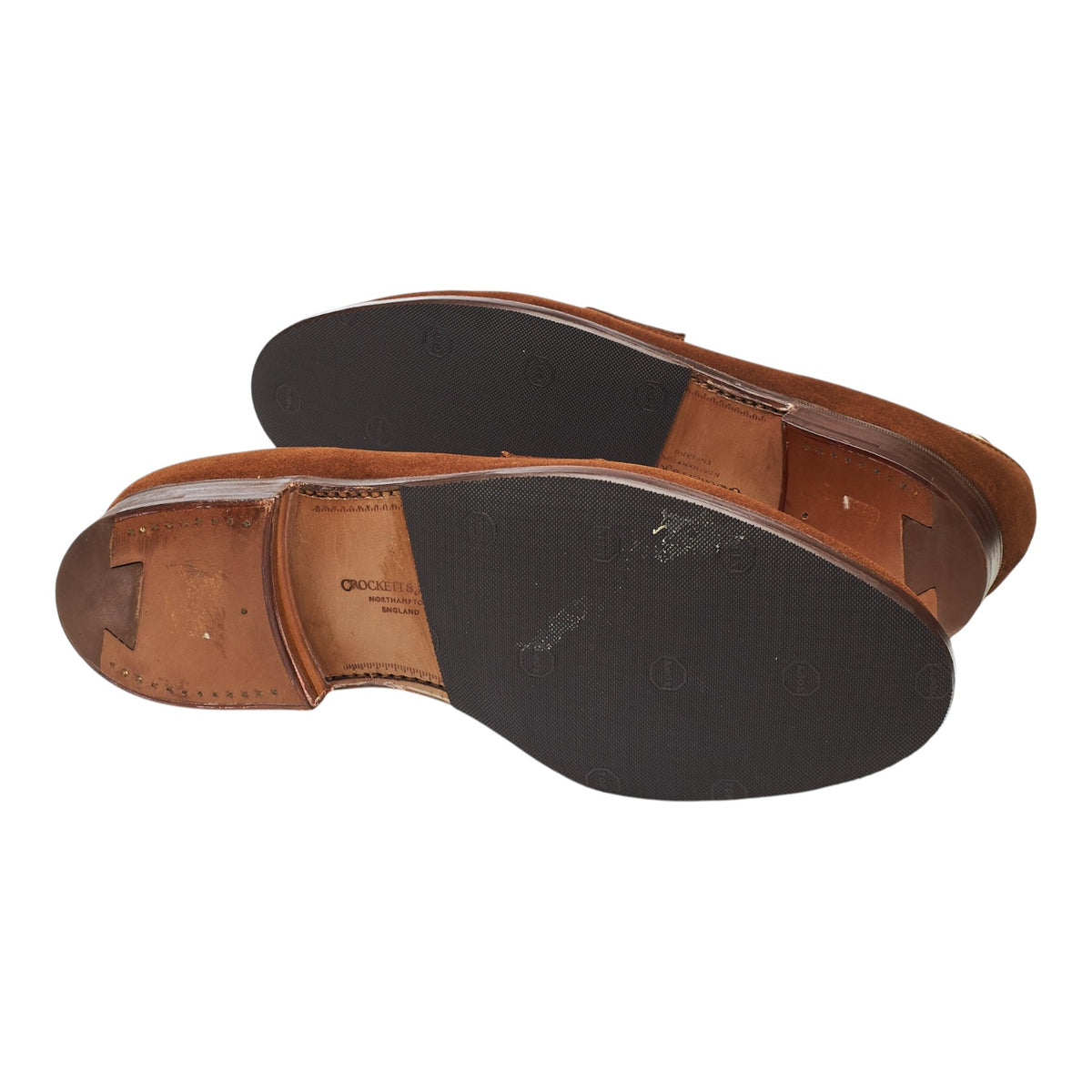 'Eaton' Snuff Brown Suede Loafers UK 7 EX